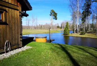 Jõeveere jõgi, saun, kümblustünn ja puhkus